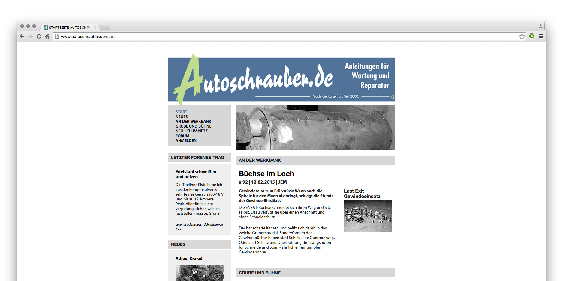 Drupal Auto Forum Webdesigner