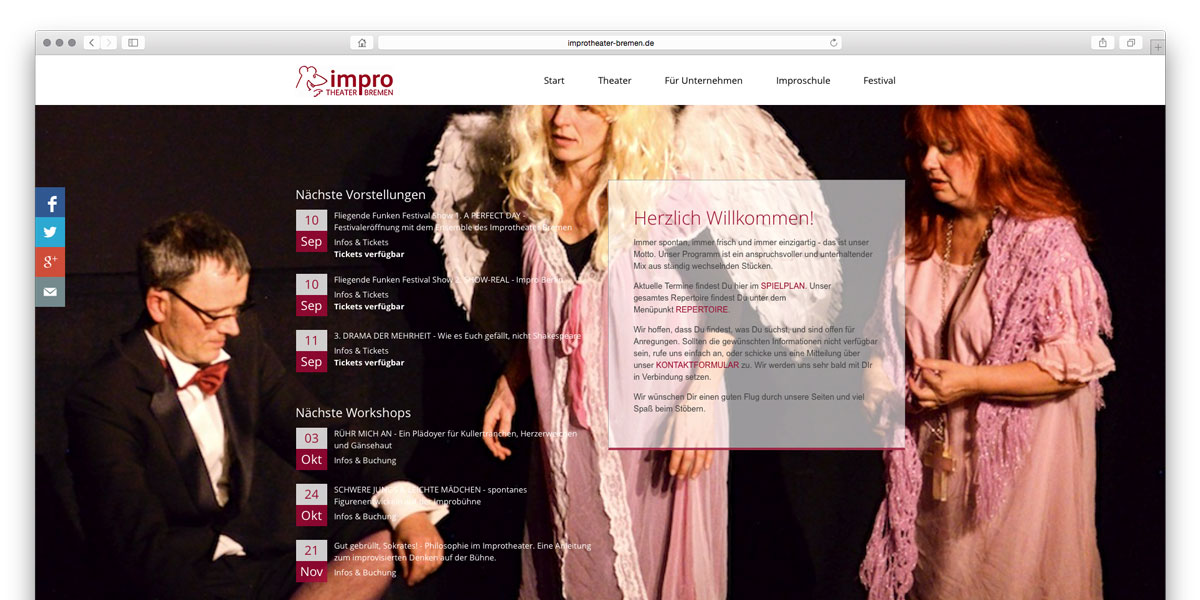 Webdesigner für Theater