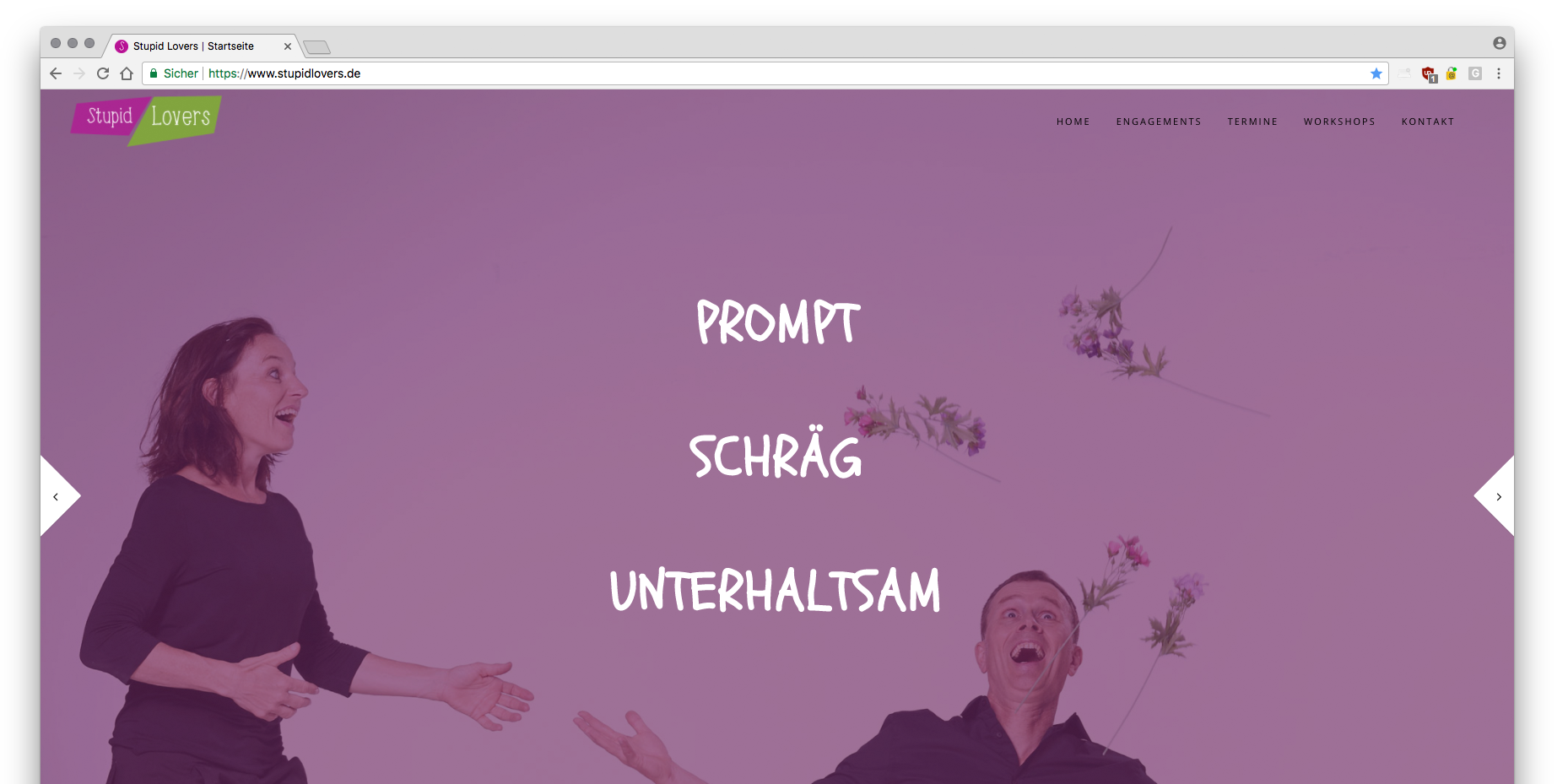 Drupal Website für Theater Schweiz